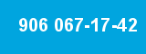 906 067-17-42 906 067-17-42